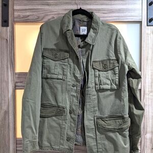Men's Gap military green jacket